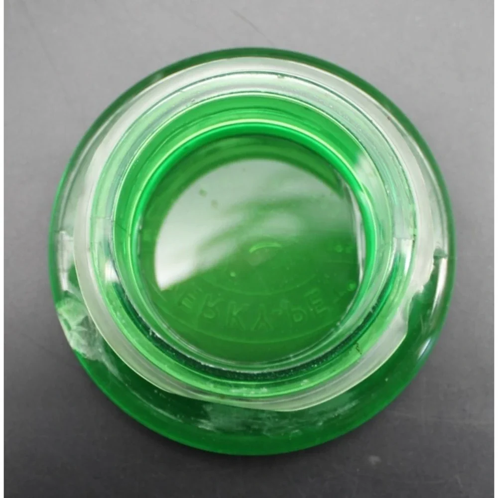 Perky-Pet Cactus Glass Hummingbird Feeder Top Fill Green Jar Pink Flower Ports